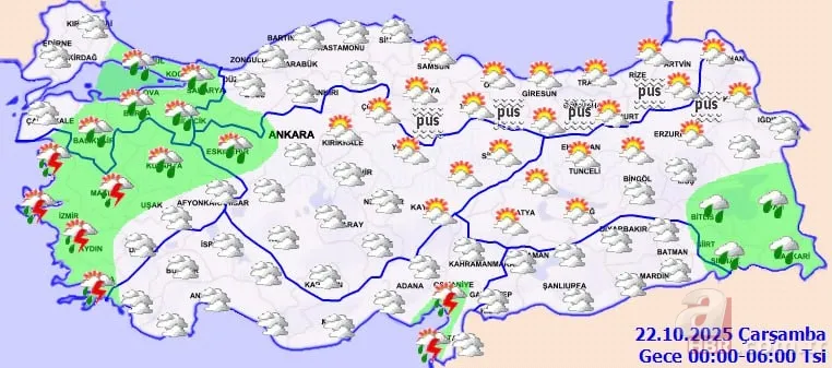 Yağmur, sis, kar hepsi geliyor! Meteoroloji’den kuvvetli sağanak uyarısı: 9 il için sarı kod, sıcaklıklar düşüşte! 16