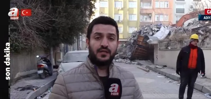 Adıyaman’da deprem bölgesinde artçı paniği! A Haber muhabiri Mehmet Karataş ve kameraman Özkan Şafak’ın zor anları! “Kaç kaç kaç…” - A Haber Son Dakika Özel Haber Haberleri