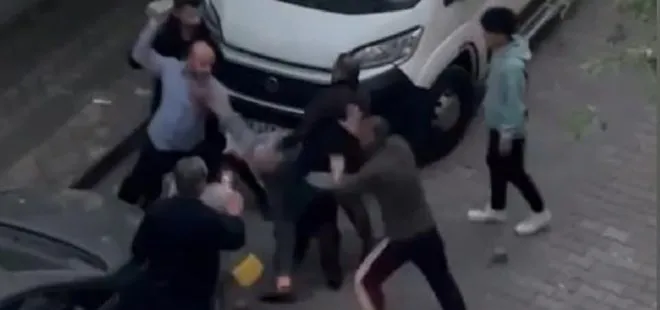İstanbul’da “fuhuş” iddiası taşlı sopalı kavgaya dönüştü! O anlar kamerada