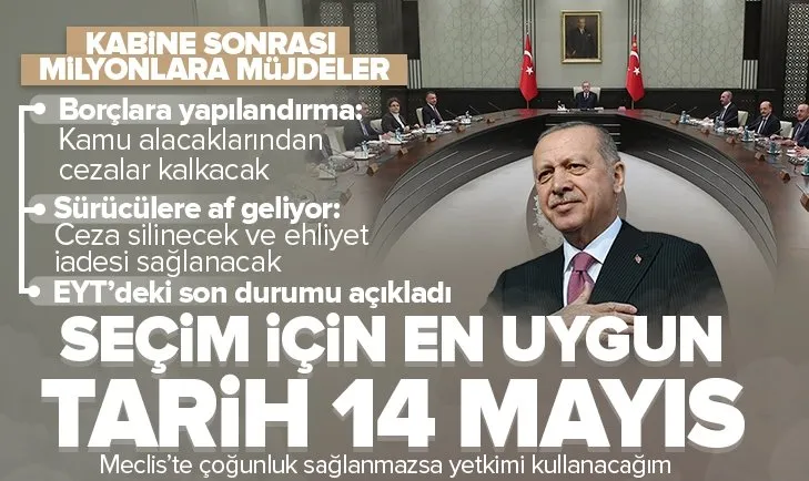 Başkan Erdoğan’dan milyonlara müjdeli haberler