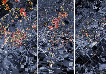 Asrın felaketinin şiddeti NASA'nın uydu görüntülerinde: "Son derece güçlü sarsıntılar"