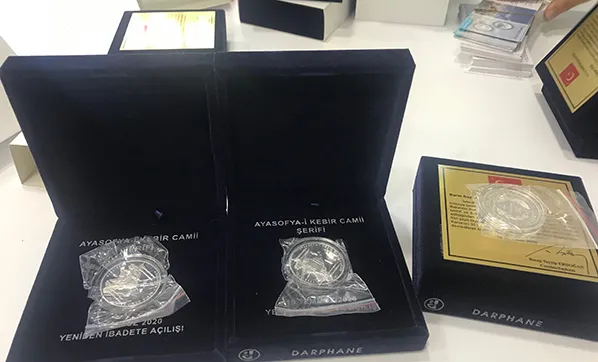 Ayasofya parası satışta! Ayasofya parası nasıl alınır? Ayasofya hatıra parası darphane satın al!