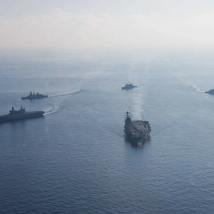 ABD’nin uçak gemisinden Doğu Akdeniz paylaşımı!