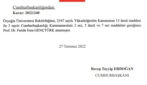 Son dakika: 4 üniversiteye rektör ataması - 4