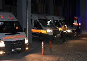 Van'da hastanede yangın