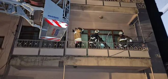 Çatıda çıkan yangın paniğe neden oldu!