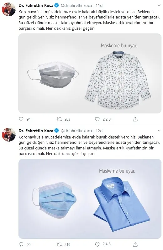 Sağlık Bakanı Fahrettin Koca’dan 11 ile 15 saatleri arasında sokağa çıkabilecek 65 yaş ve üstü vatandaşlara mesaj