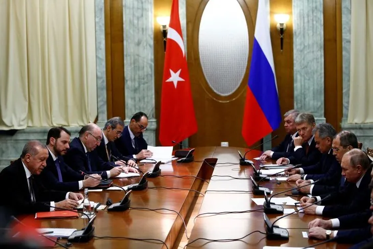 Erdoğan, Putin ve Ruhani zirvesinden kareler