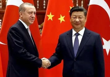 Erdoğan Çin lideriyle görüştü