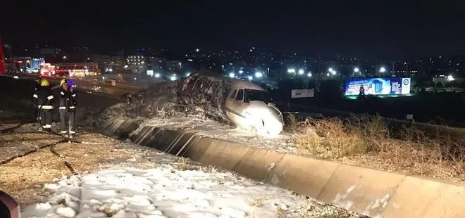 Atatürk Havalimanı’na jet düştü