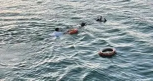 Feribottan düşen kadın kurtarıldı