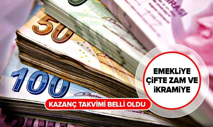 Emekliye iki zam iki ikramiye! İşte emeklinin kazanç takvimi