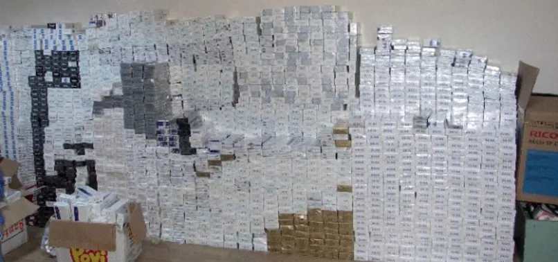 Silivri'de kaçak sigara operasyonu