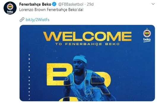 Fenerbahçe Beko, ABD'li oyuncu Lorenzo Brown'u transfer etti - 1