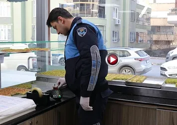 Zabıtadan tatlıcılara ramazan denetimi