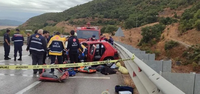 Sinop Boyabat'ta feci kaza: 4 ölü, 1 yaralı