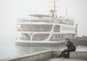 İstanbul'da deniz trafiğine sis engeli