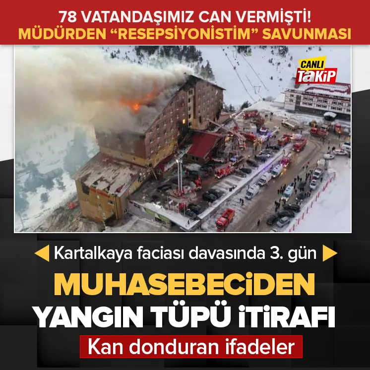 Bolu’daki Grand Kartal Otel davasında 3.gün