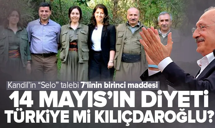 7li koalisyonun terör çizgisi! 14 Mayısın karşılığı Türkiye mi?