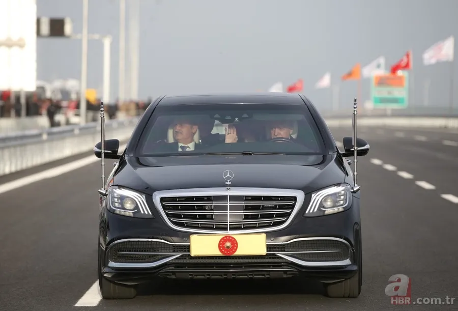 Başkan Erdoğan kurdeleyi kesip otomobille yolu test etti! Kuzey Marmara Otoyolu Kınalı-Odayeri Kesimi açıldı... 24