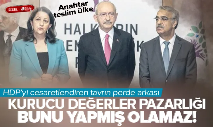 Kurucu değerler pazarlığı! Bunu yapmış olamaz