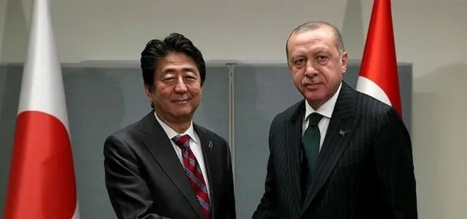 Başkan Erdoğan Japonya Başbakanı Şinzo Abe ile görüştü