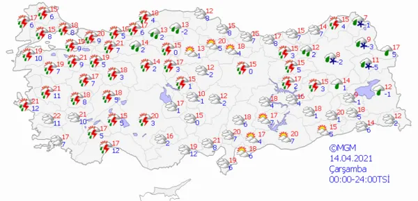 1618086006154.png Meteoroloji'den son dakika hava durumu uyarısı! Bu hafta hava nasıl olacak? Sağanak yağış geliyor! - 5