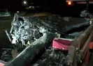 Gözetleme uçuşu yapan insansız helikopter düştü