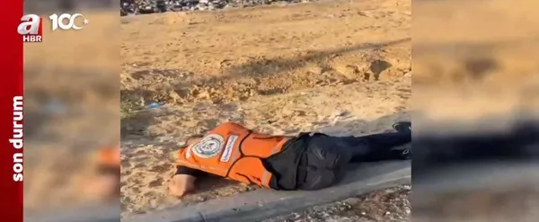 Katil İsrail sivil savunma ekiplerini vurdu