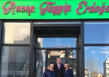 Pizzayı Erdoğan markası ile satıyorlar