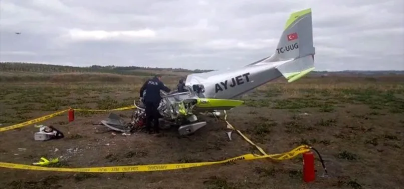 İstanbul’da dün düşen eğitim uçağının pilotu hayatını kaybetti