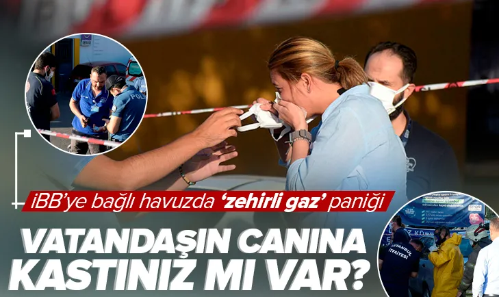 İBBye bağlı havuzda zehirli gaz paniği