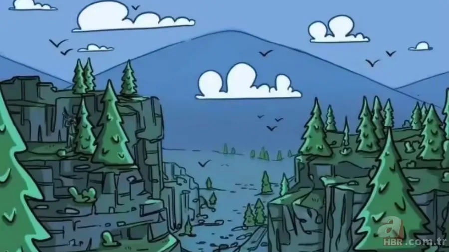 Optik illüzyon: Herkes ağaçları görüyor, gizli fotoğrafçıyı ise bir sadece dedektif bulabilir 1