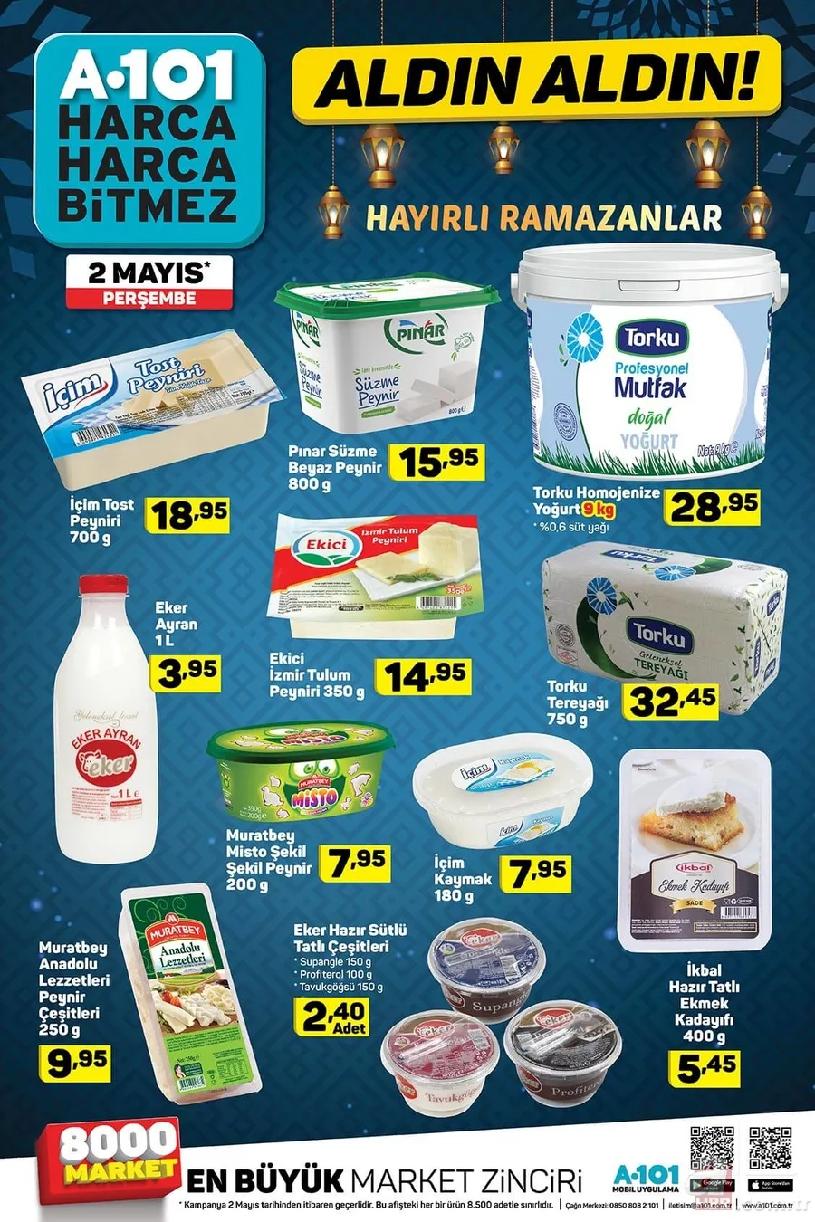 A101 aktüel ürünler kataloğu 2 Mayıs ile Ramazan fırsatları! A101 indirimli ürünler neler? 25