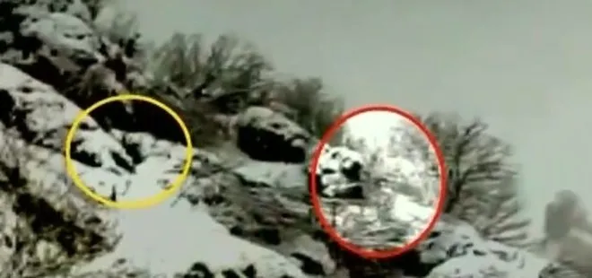 Öldürülen beyaz kamuflajlı PKK’lılar kameraya böyle yansıdı! Görüntülere A Haber ulaştı