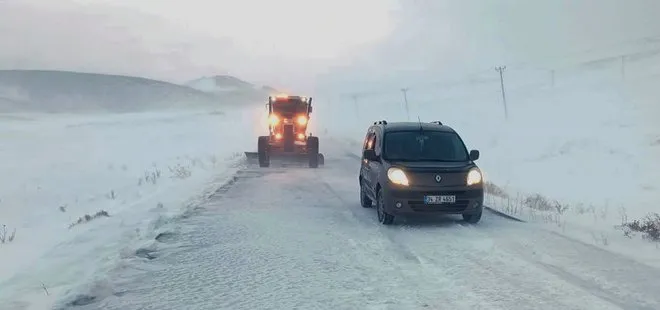 Bingöl’de kar nedeniyle 23 köy yolu ulaşıma kapandı