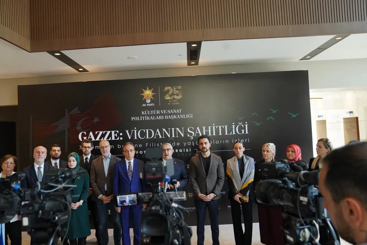 AK Parti Kongre Merkezi’nde Gazze fotoğraf sergisi açıldı - 3