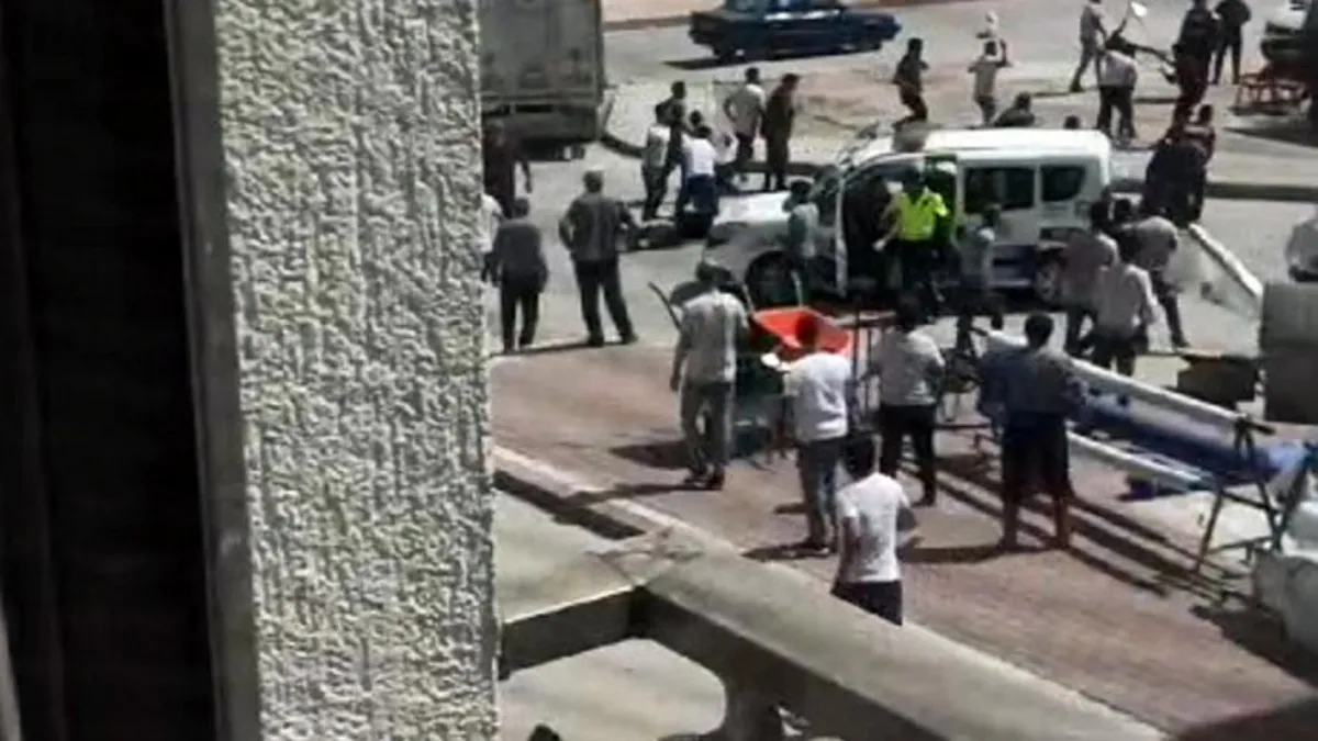 Aksaray'da meydan muharebesi! Taşlı kopalı kavga