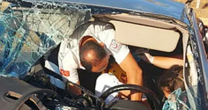 Gaziantep’te iki araç çarpıştı: 5 yaralı!