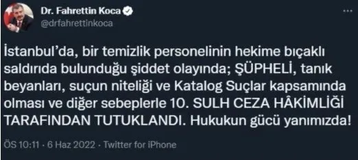 fatihte-hastanedeki-temizlik-calisanindan-doktora-bicakli-saldiri-icine-cin-kacti-oldurecegim-1656576163312.jpg Fatih’te hastanedeki temizlik çalışanından doktora bıçaklı saldırı! ‘İçine cin kaçtı, öldüreceğim’ - 4