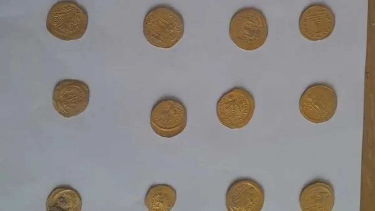 Hatay'da Bizans dönemine ait 22 sikke bulundu