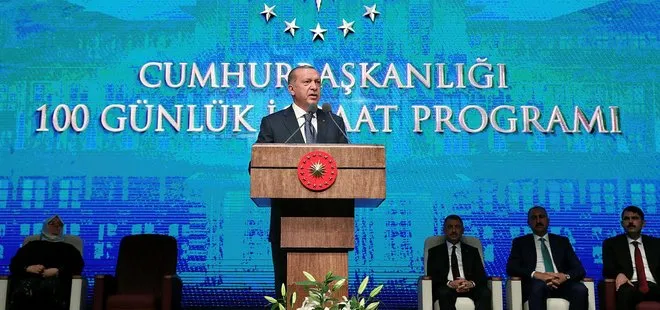 Başkan Recep Tayyip Erdoğan, 100 Günlük Eylem Planını açıkladı