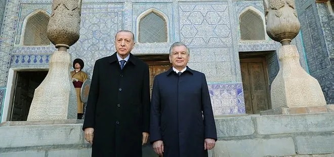 Başkan Recep Tayyip Erdoğan Özbekistan’dan ayrıldı