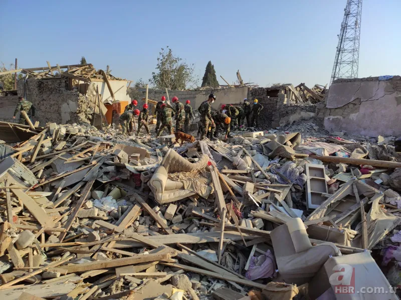 Terör devleti Ermenistan sivilleri uykularında vurdu! Hasar gün ağarınca ortaya çıktı 6