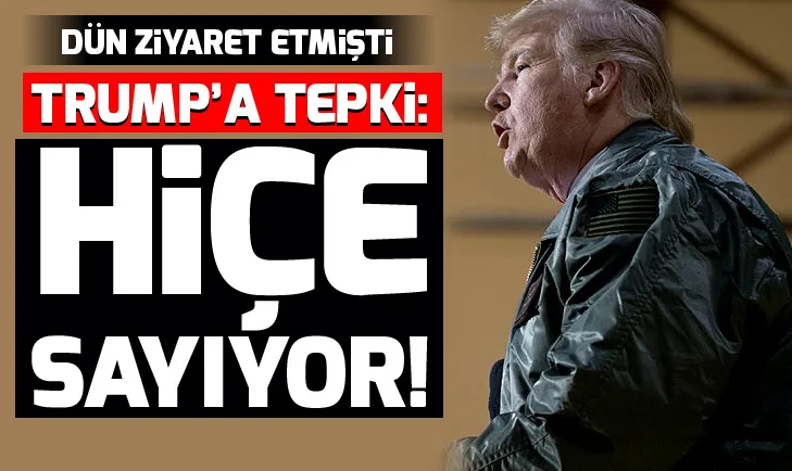 Trumpa tepki: Hiçe sayıyor!