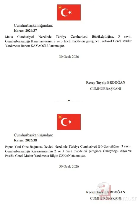 Cumhurbaşkanlığı kararları Resmi Gazete'de! Çevre Şehircilik Bakanlığı'na üst düzey atama! 13 ilin müftüsü değişti 5