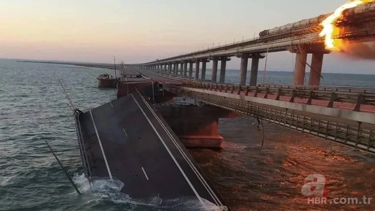 Putin’den gövde gösterisi: Vurulan Kerç Köprüsü üzerinde araç kullandı