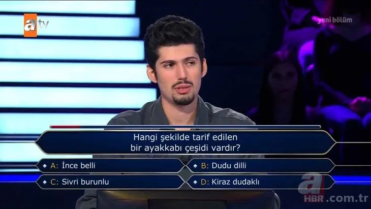 Milyoner'e damga vuran yarışmacı: Bu soruda elenmek marifet ister! ''Onur öğrencisi olarak mezun oldum'' dedi ama...