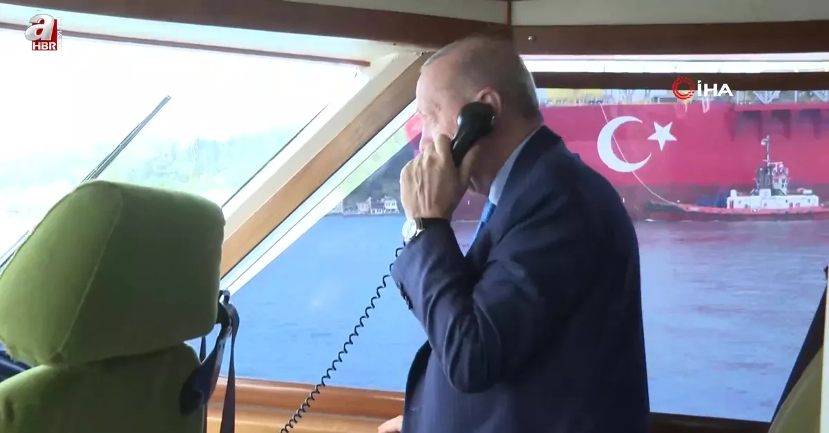 Başkan Erdoğan’dan Osman Gazi’ye telsiz mesajı: "Hızlanın, gazla gelin!"