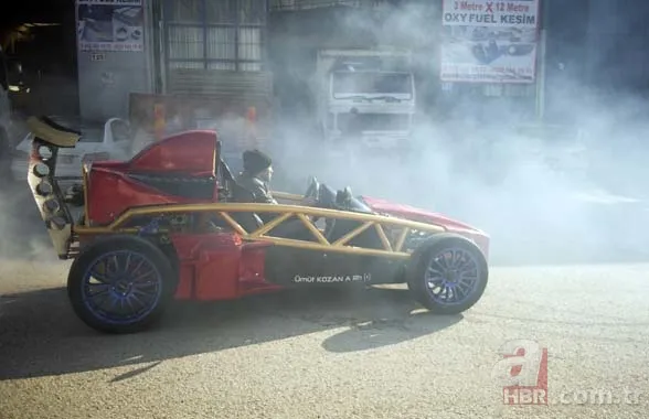 Hayalindeki yarış otomobilini 35 bin liraya yaptı 5